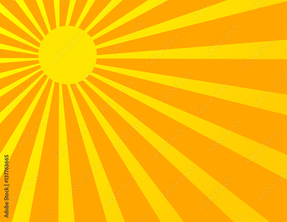 Obraz premium Sun Sunburst Pattern. Vector illustration