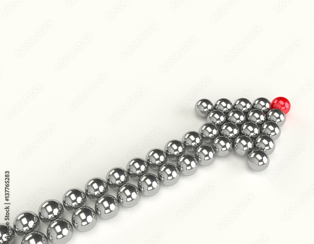 Leadership concepts. Balls Leadership concepts. Balls