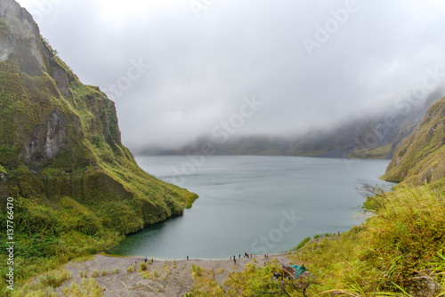 Mountain Pinatubo Crater Lake trekking