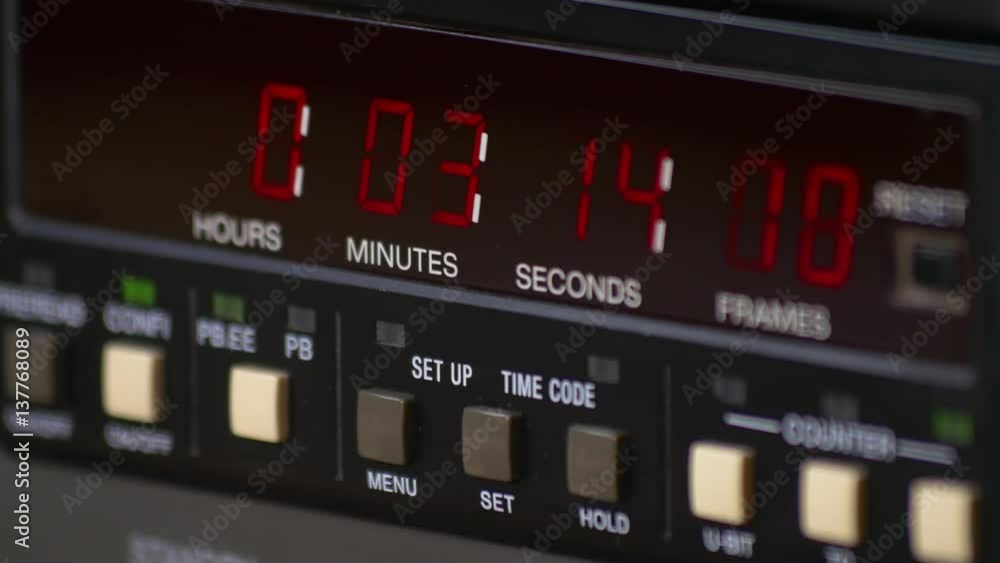 Video Timecode Readout Video Timecode Readout
