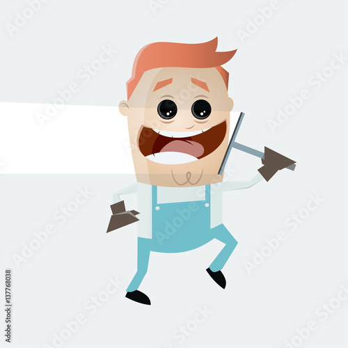 funny window washer clipart