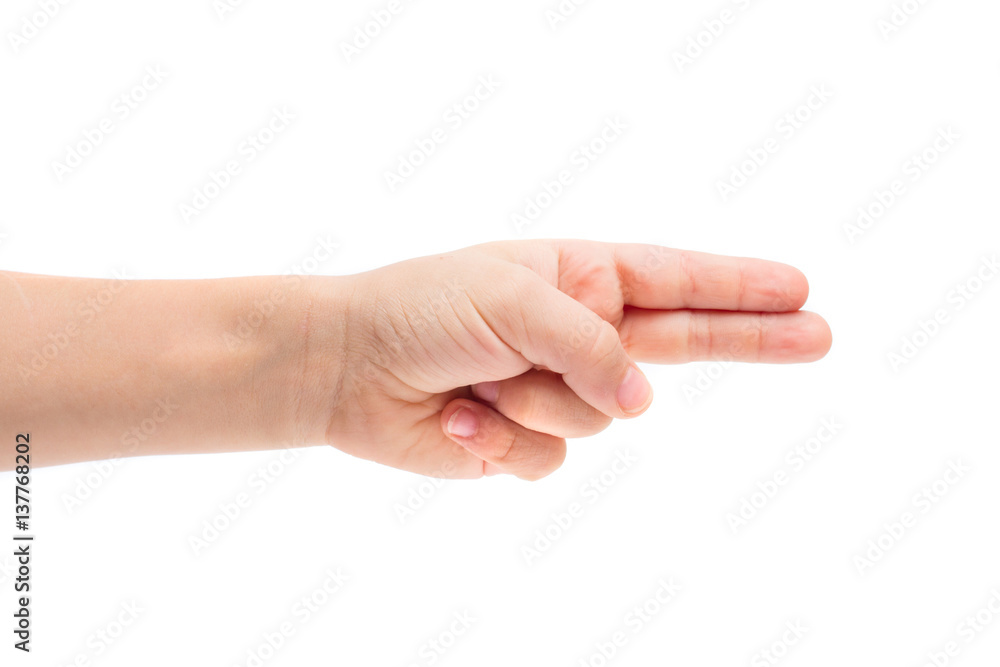 hands of the child isolated hands of the child isolated