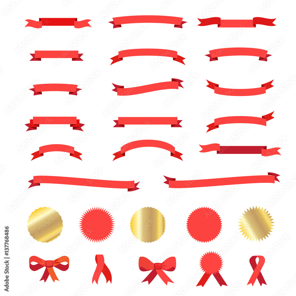 Ribbon. Ribbon label. Ribbon bow tie. Ribbon tie. label. Ribbon vintage