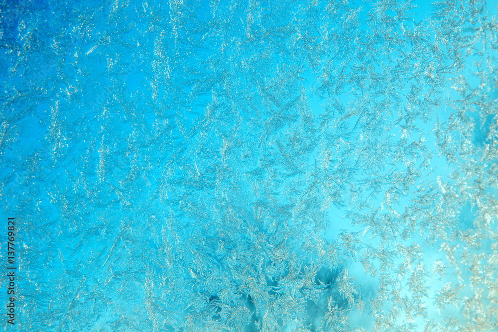 Abstract frozen background of ice