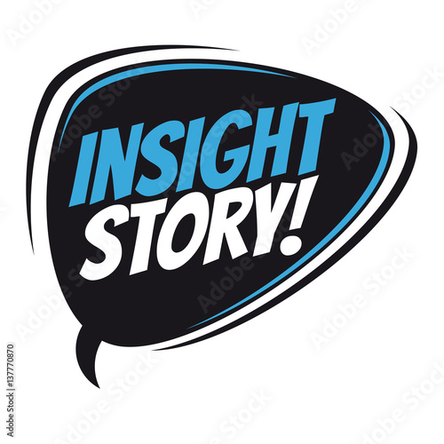 insight story retro speech balloon