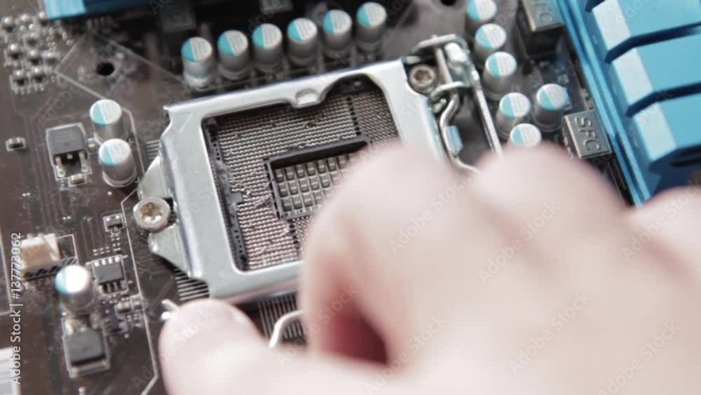 Repair defective, broken, mainboard, with the processor,