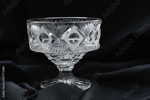 crystal vase