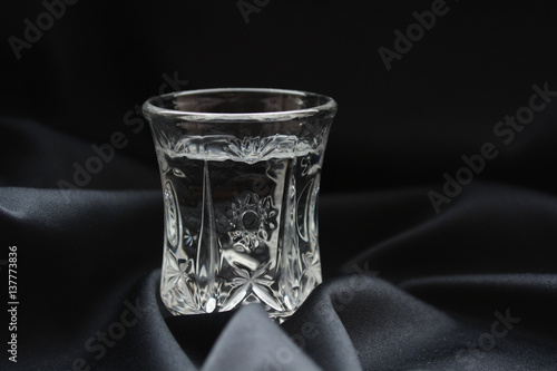 glass of vodka