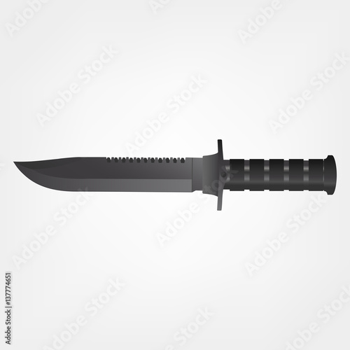 Knife black