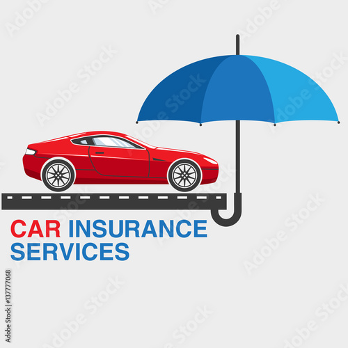 car insurance service flyer