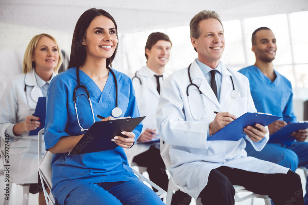 Fototapeta premium Medical doctors at the conference