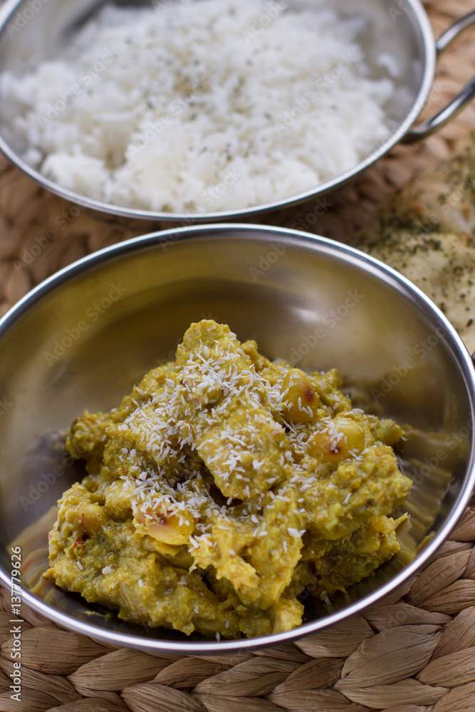 Indisches Korma, Hähnchencurry Indisches Korma, Hähnchencurry