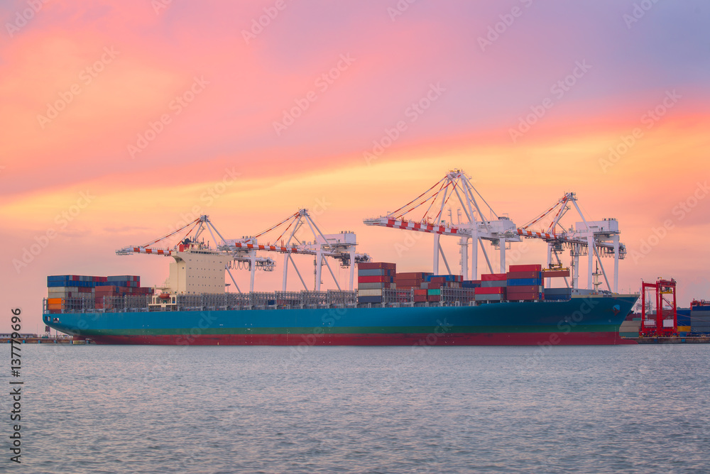 Trade Port at sunset