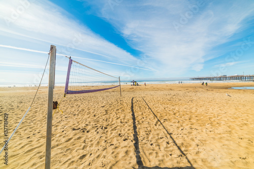 Beach Volley net in Pismo Beach