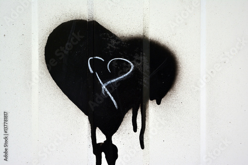 Graffiti art - heart