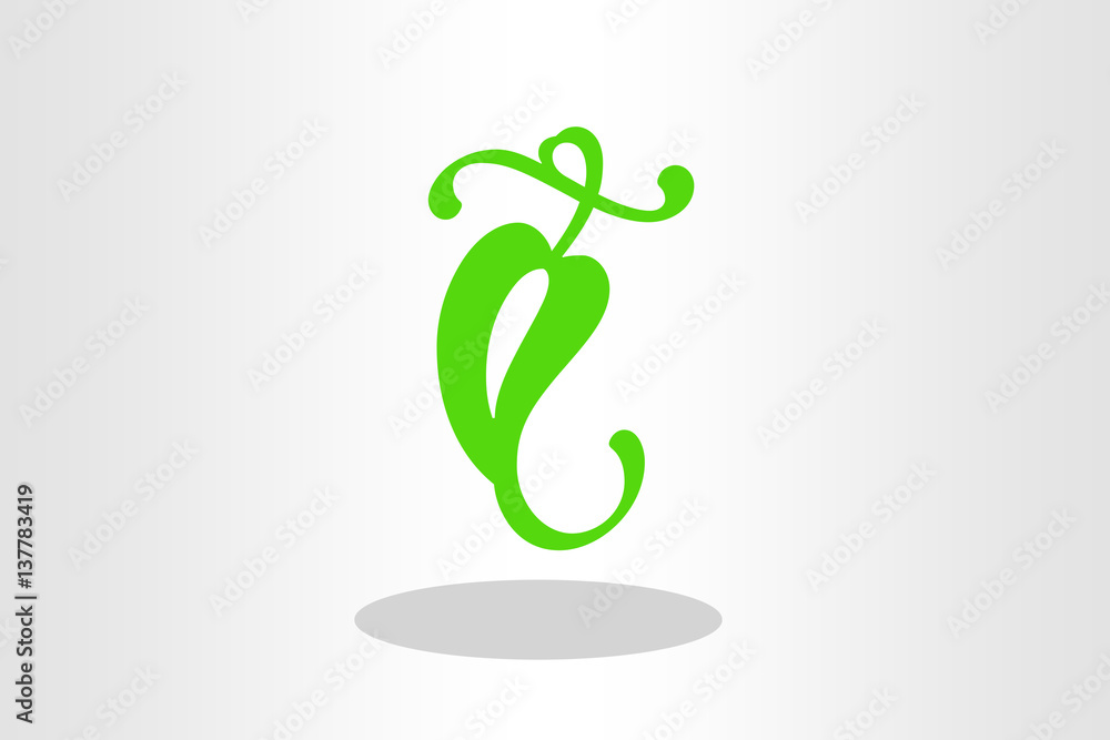 Illustration of Hedera leaf Illustration of Hedera leaf