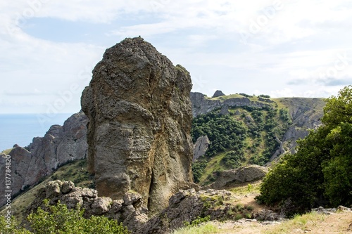 Elephant rock. Ancient Karadag volcano