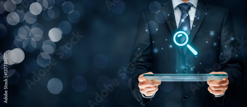 Quadro su tela Search and SEO
