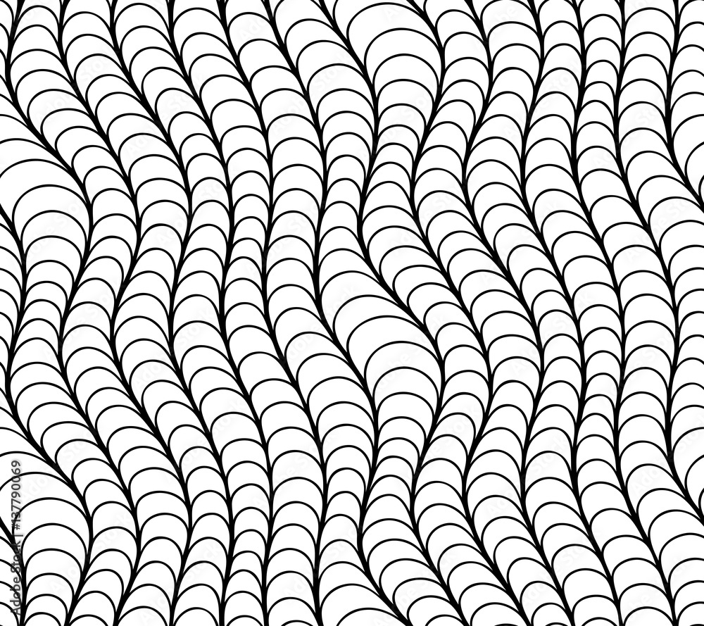 Vector floral background of drawn lines Vector floral background of drawn lines