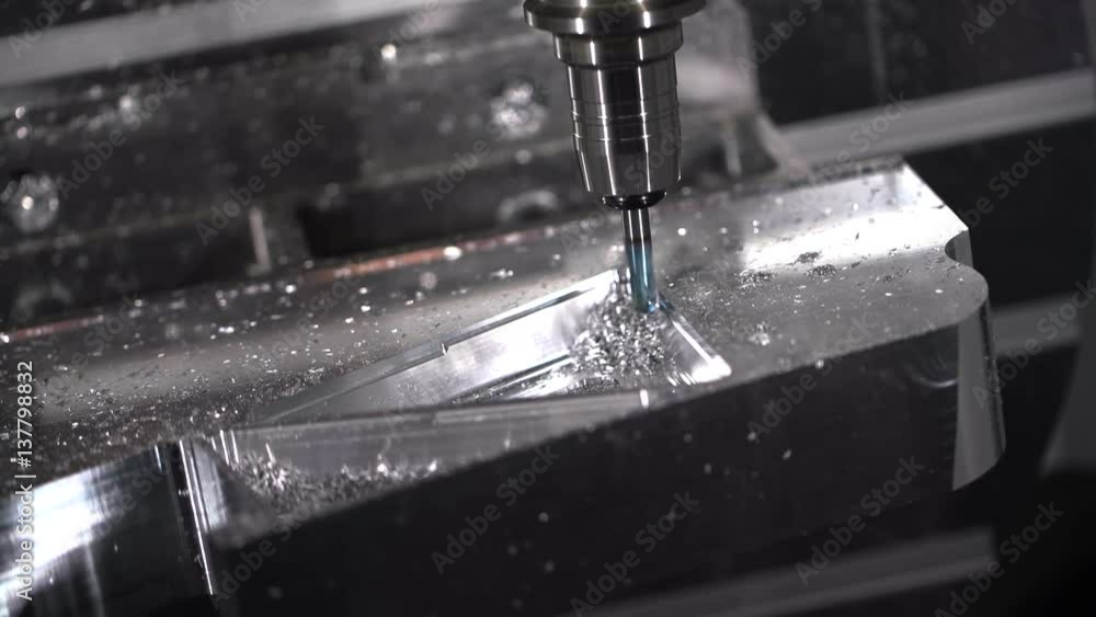 Metalworking CNC milling machine. Metalworking CNC milling machine.