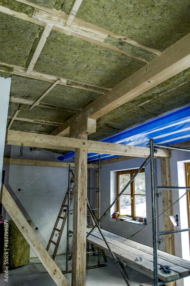 Thermic insulation with mineral wool Thermic insulation with mineral wool