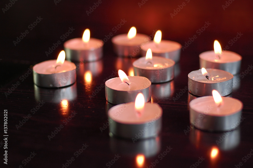 Candles burning Candles burning