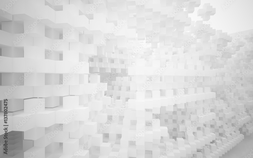 Abstract Architecture. 3D illustration. 3D rendering Abstract Architecture. 3D illustration. 3D rendering