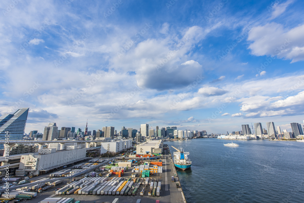 Obraz premium 東京の都市風景