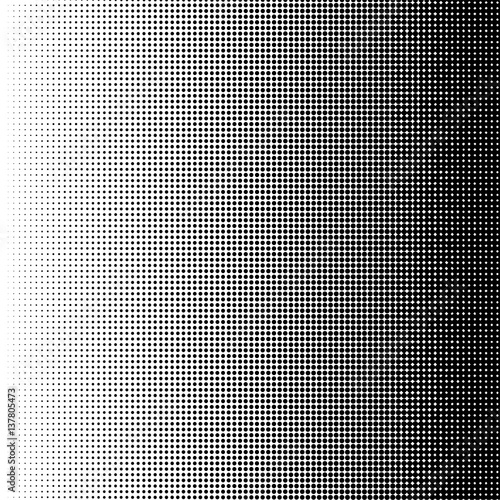 PrintVector halftone geometric background. Grunge abstract half tone dotted texture. Monochrome graphic for print, dtp or presentation. Vintage style design