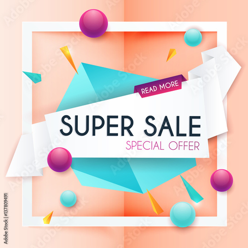 Sale banners design, discounts and special offer. Shopping background, label for business promotion. Vector illustration.