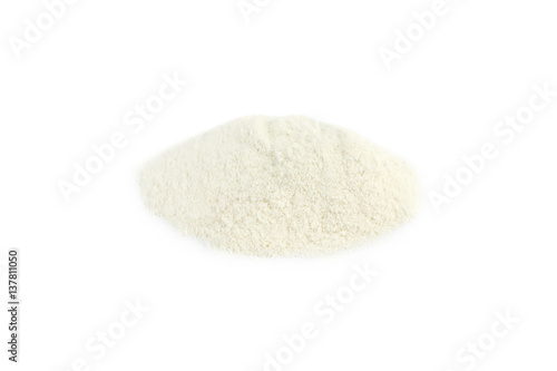 flour isolated on white background