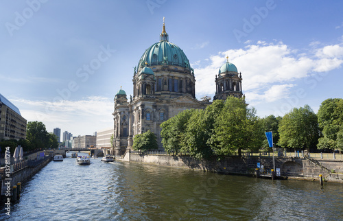 Berlin Cathedral beside Spree River