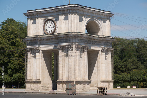 Triumphal arch, Chisinau, Moldova
