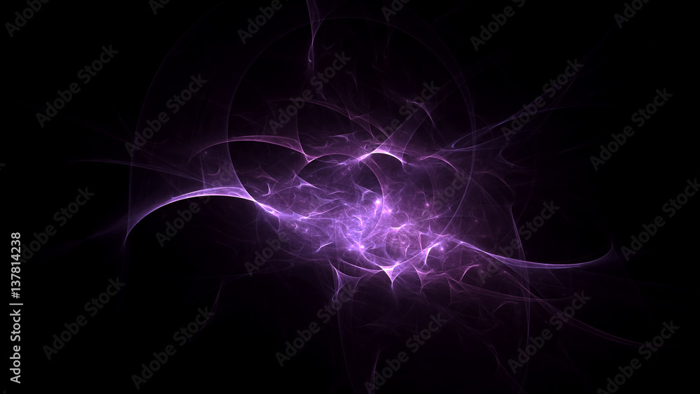 3D rendering abstract fractal light background 3D rendering abstract fractal light background