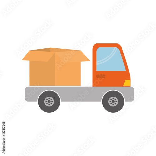 Delivery and logistic icon vector illustration graphic design