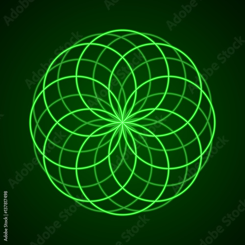 Sacred Geometry. Symbol of Harmony.
