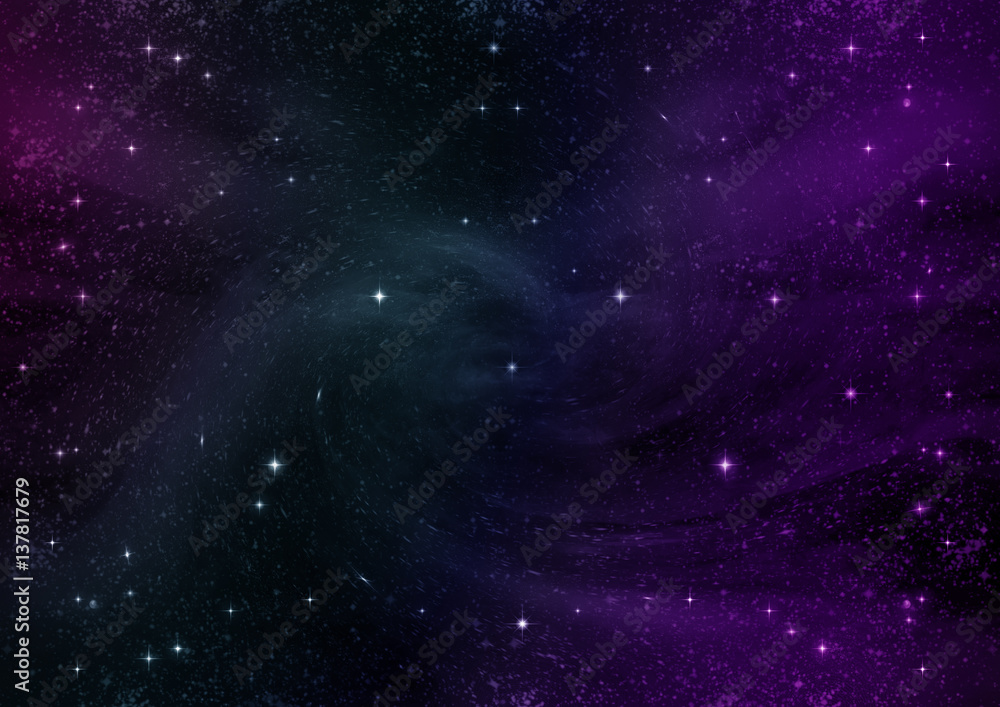 galaxy in a free space galaxy in a free space