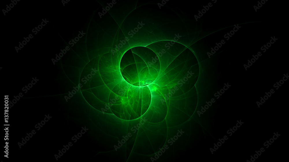 3D rendering abstract fractal light background 3D rendering abstract fractal light background