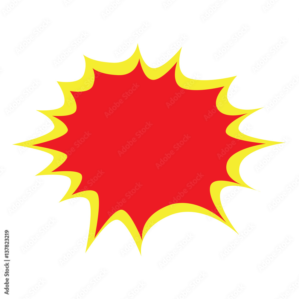 Isolated comic bubble speech on a white background, Vector illustration Isolated comic bubble speech on a white background, Vector illustration