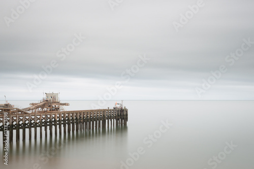 Long Exposure at Raynes Jetty, Llanddulas, North Wales photo