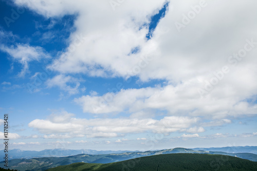 Landscape in the mountains