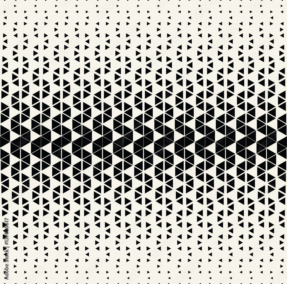 abstract geometric halftone triangle gradient pattern background