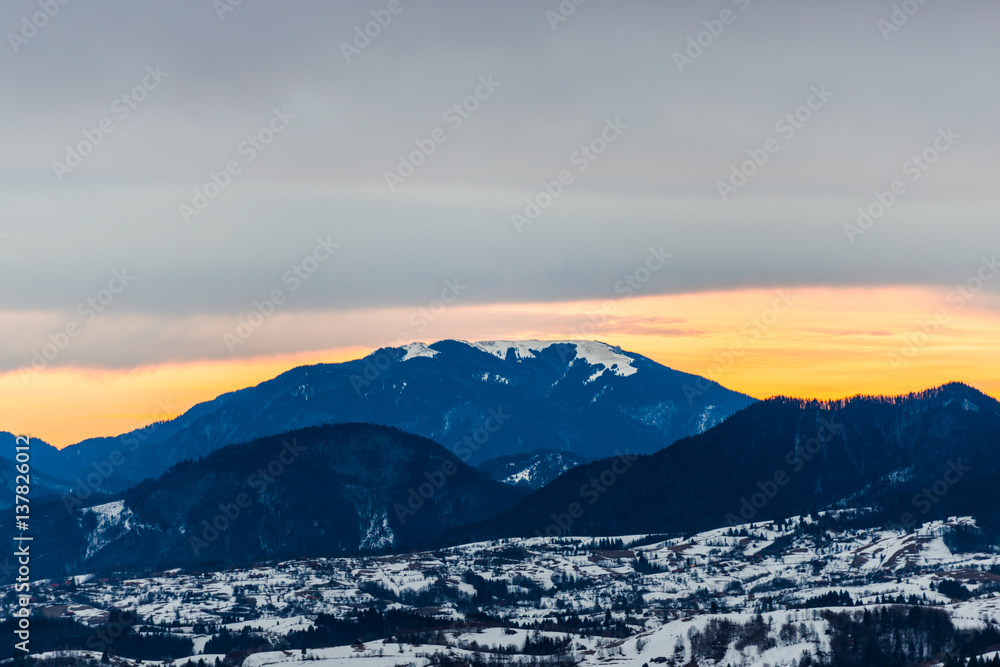 Mountain sunrise