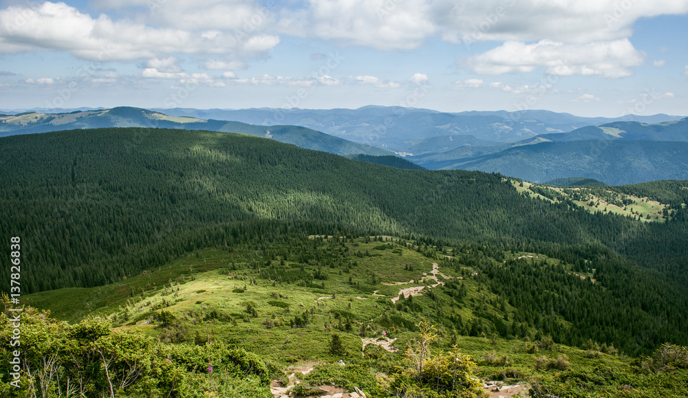 Fototapeta premium Landscape in the mountains