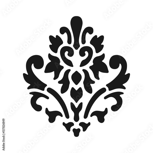 Fleur de lis symbols, black silhouettes - heraldic symbols. Vector Illustration. Medieval signs. Glowing french fleur de lis royal lily. Elegant decoration symbols.