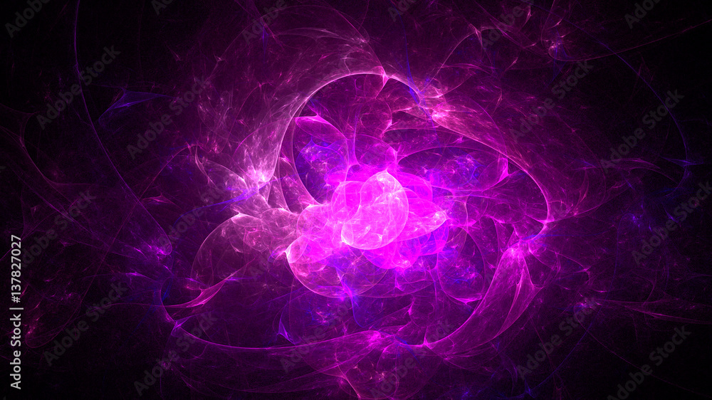 3D rendering abstract fractal light background 3D rendering abstract fractal light background