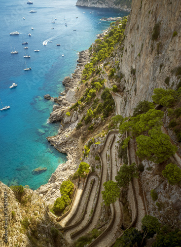 Via Krupp on Capri island in Italy