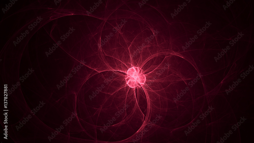 3D rendering abstract fractal light background 3D rendering abstract fractal light background