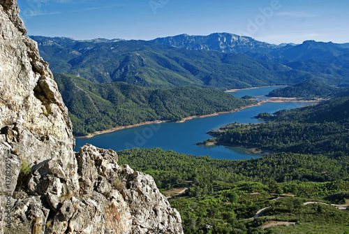 Reservoir the Tranco, in the natural park of Cazorla, Segura and Las Villas.