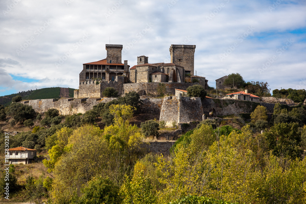 Castle of Monterrei in Galicia. Spain